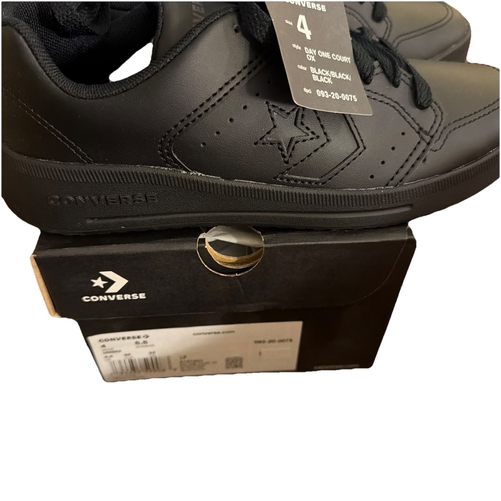 Converse Kids'/Adult Day One Court Classic Sneakers - Black M 4/W 5.5